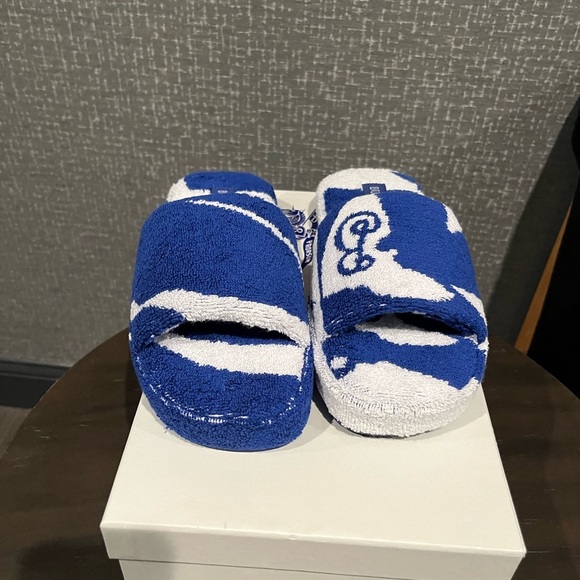 NIB Burberry Prorsum Snug cotton towelling Terry slippers slides 38 - Picture 7 of 11